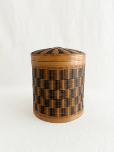Handwoven Lidded Basket