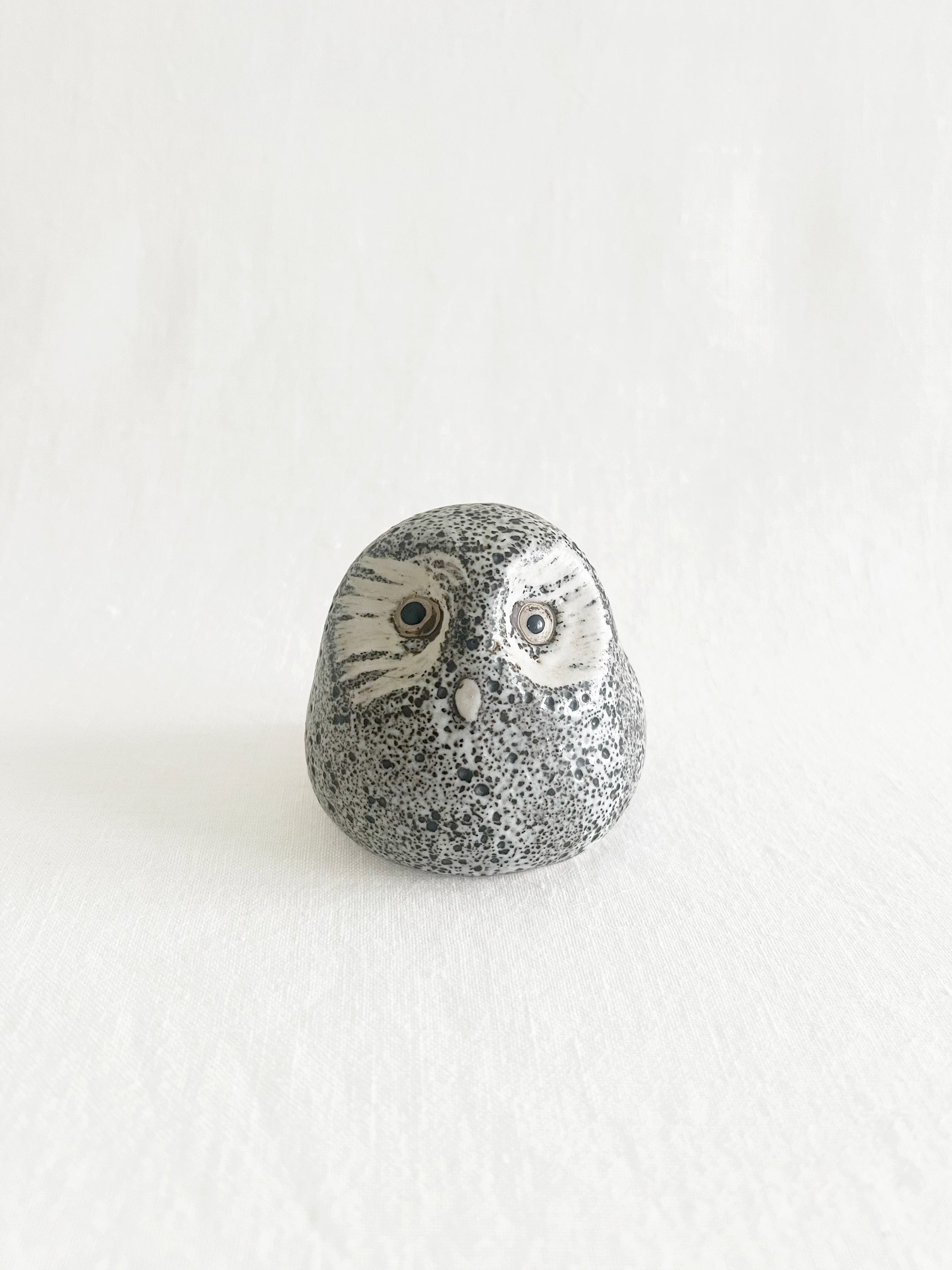 Stoneware Owl Figurine