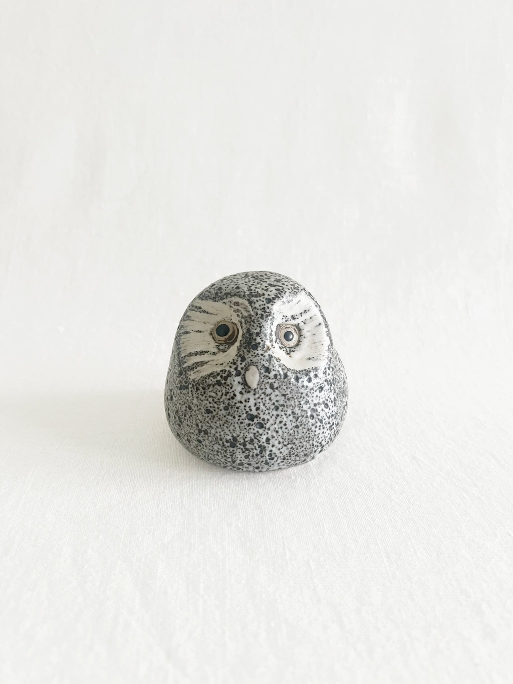 Stoneware Owl Figurine