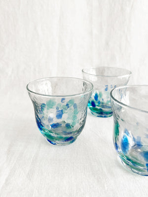 Hammered Glass Cup
